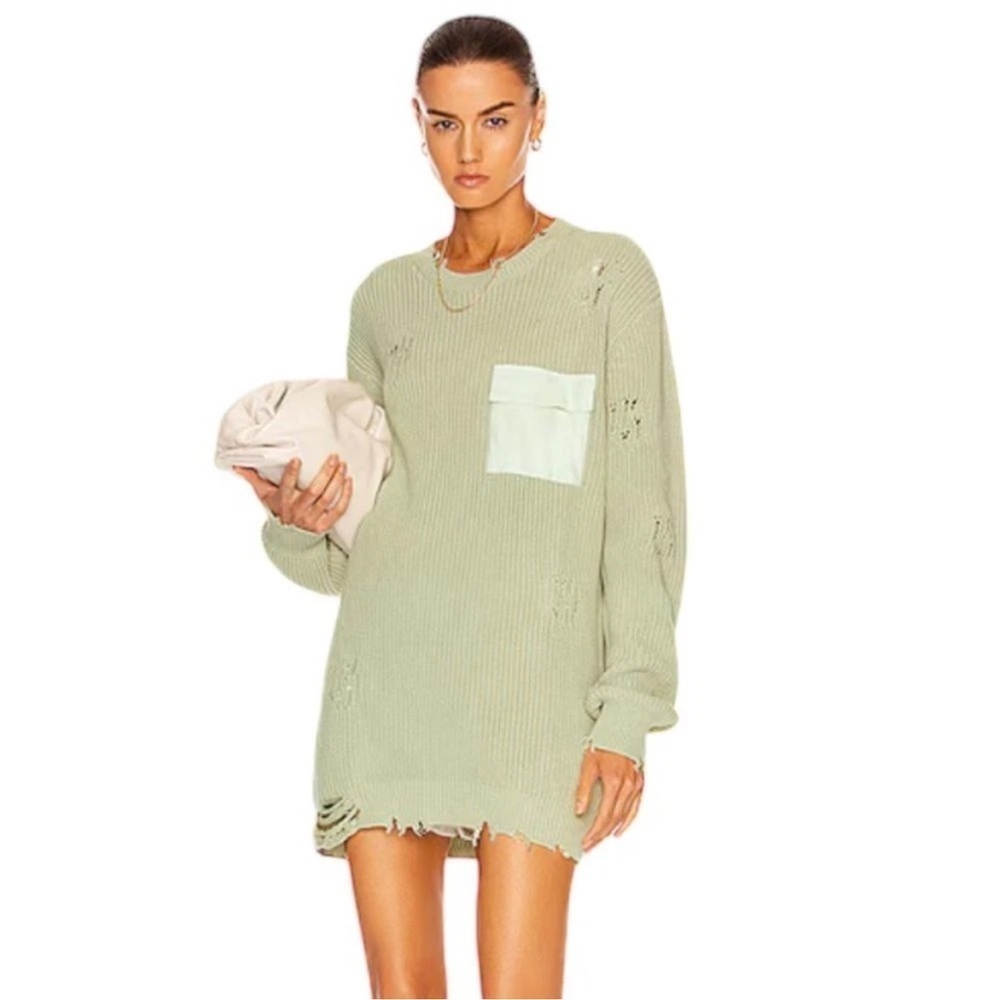 SER.O.YA Devin Oversized Sweater In Sage, Size XXS, NWT, Unisex